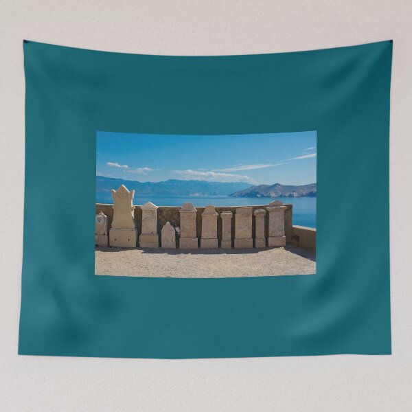 Item preview, Graves Overlooking Baska Bay  designed and sold by jojobob.