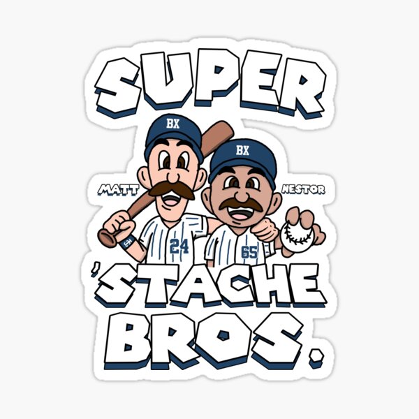 New York Super 'Stache Bros Shirt Nestor Cortes, Matt Carpenter