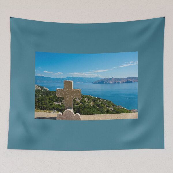 Item preview, Grave Overlooking Baska Bay designed and sold by jojobob.