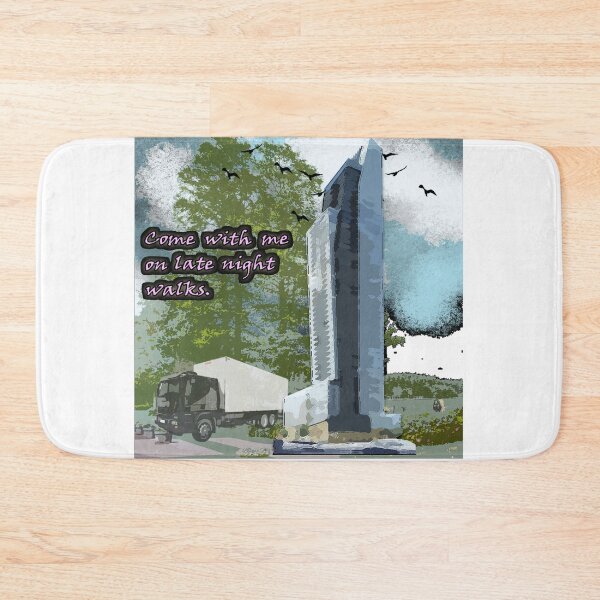 Item preview, Come with me on late night walks - Colorful illustration with date message designed and sold by kulasevic23.