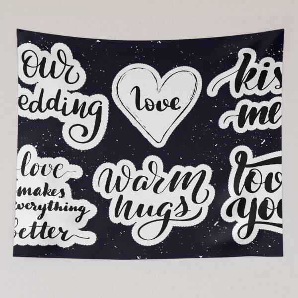 Item preview, Handwritten Love words Sticker pack designed and sold by Aruim  Art.
