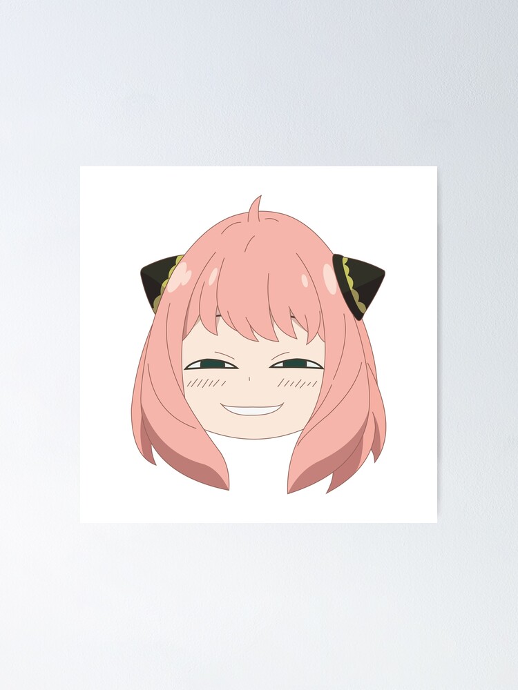 “Spy x Family Anya smirk” Poster for Sale by dibayn | Redbubble