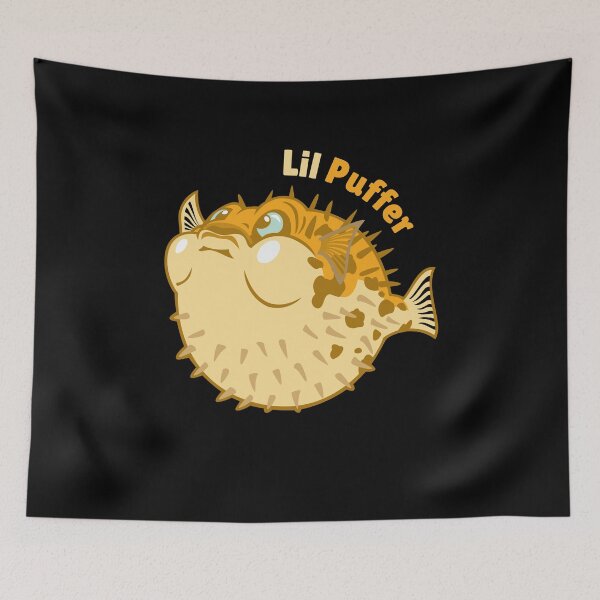 Item preview, Lil Puffer Puffer Fish Sea designed and sold by MooonTees.