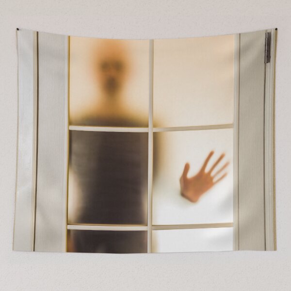 Item preview, Scary Shower Curtain for Halloween designed and sold by trendingatees.