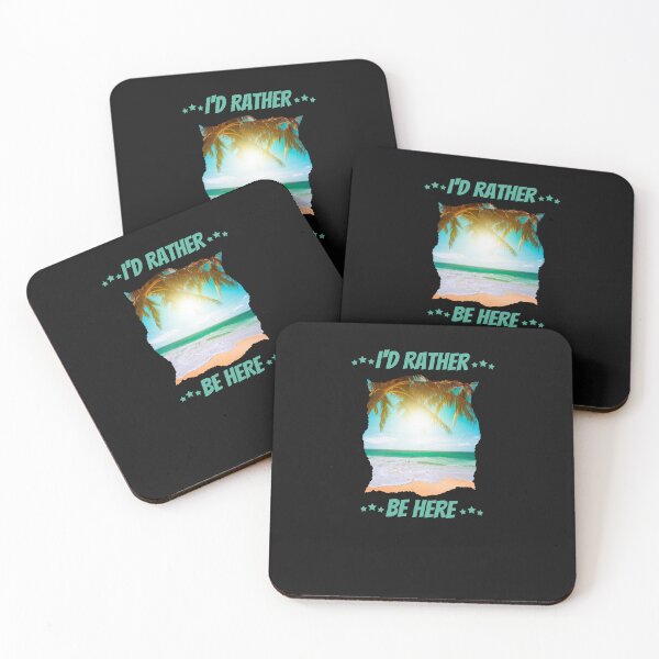Item preview, I'd rather Be Here at the Beach. Funny, Witty Sarcasm.  designed and sold by GEM STYLE.
