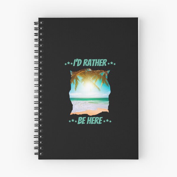 Item preview, I'd rather Be Here at the Beach. Funny, Witty Sarcasm.  designed and sold by GEM STYLE.