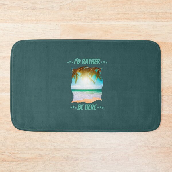 Item preview, I'd rather Be Here at the Beach. Funny, Witty Sarcasm.  designed and sold by GEM STYLE.