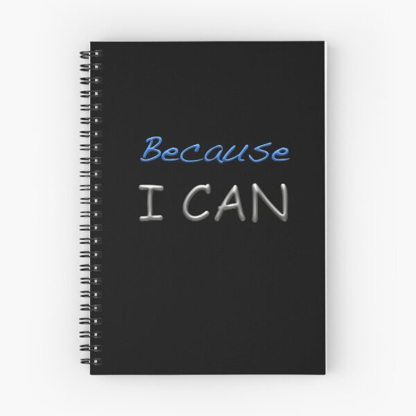 Item preview, Because I Can designed and sold by Suzette Ransome.