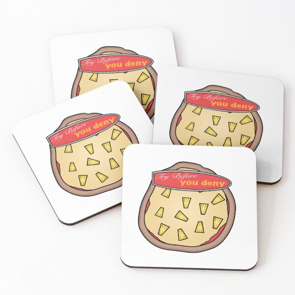 Item preview, Try before you deny pineapple pizza designed and sold by ThatNerdKneiva.