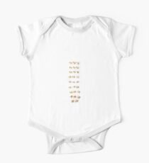 Alphabet - abc One Piece - Short Sleeve