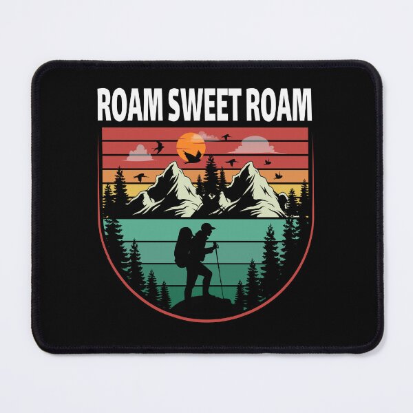 Item preview, Roam Sweet Roam Retro Sunset designed and sold by ZiesMerch.