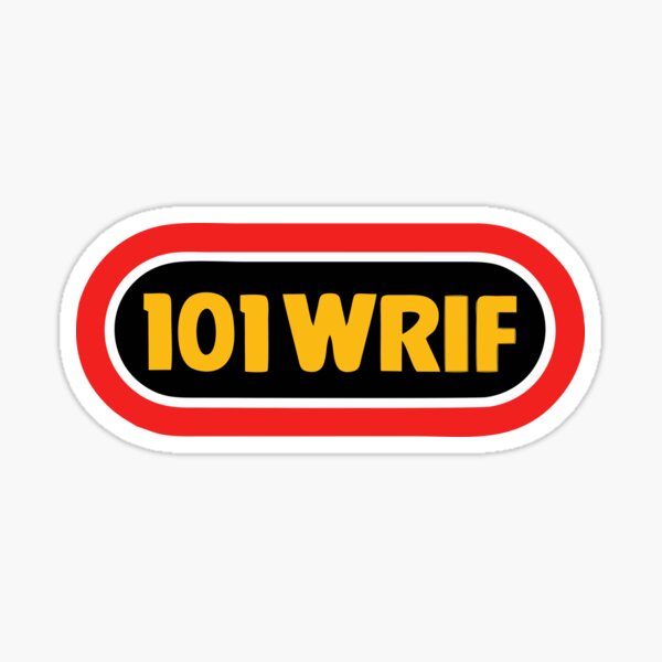 "BEST SELLER WRIF 101 Radio Merchandise" Sticker for Sale by