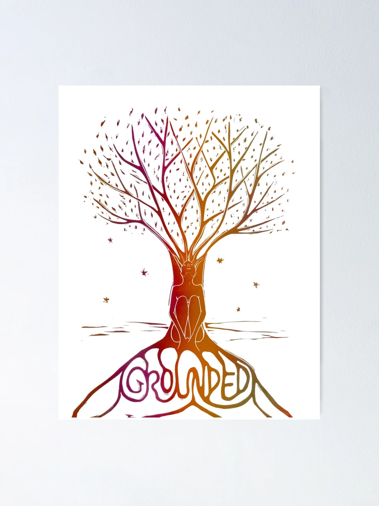 Tree of life, Self Care For Women, Meditation, Mindfulness, Linocut   Poster for Sale by Maddy Bennett