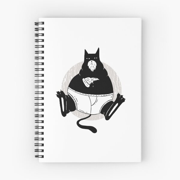 Item preview, Cool design with a cat and pizza designed and sold by 1White-Rabbit.