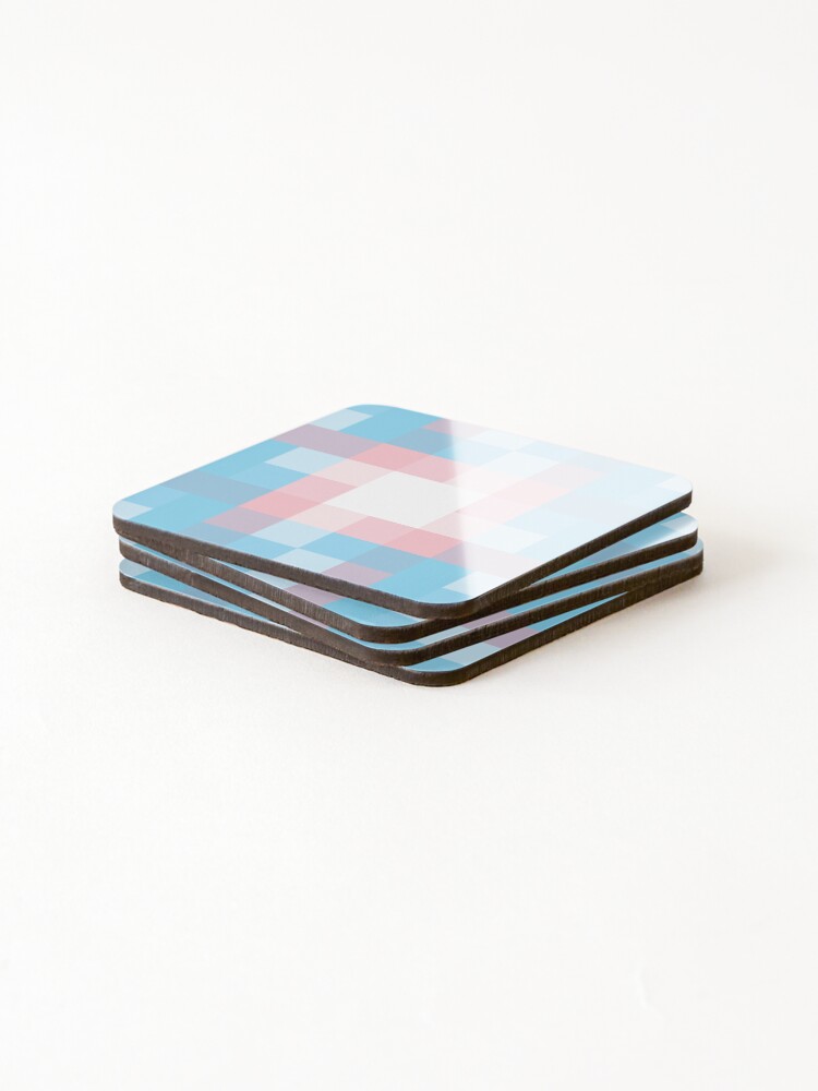 Thumbnail 4 of 5, Coasters (Set of 4), Trans Pattern designed and sold by OutOfNowhere.