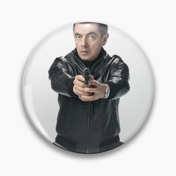 Item preview, Rowan Atkinson Holding Gun designed and sold by aforartists.