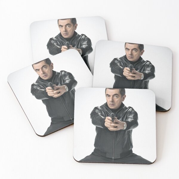 Item preview, Rowan Atkinson Holding Gun designed and sold by aforartists.