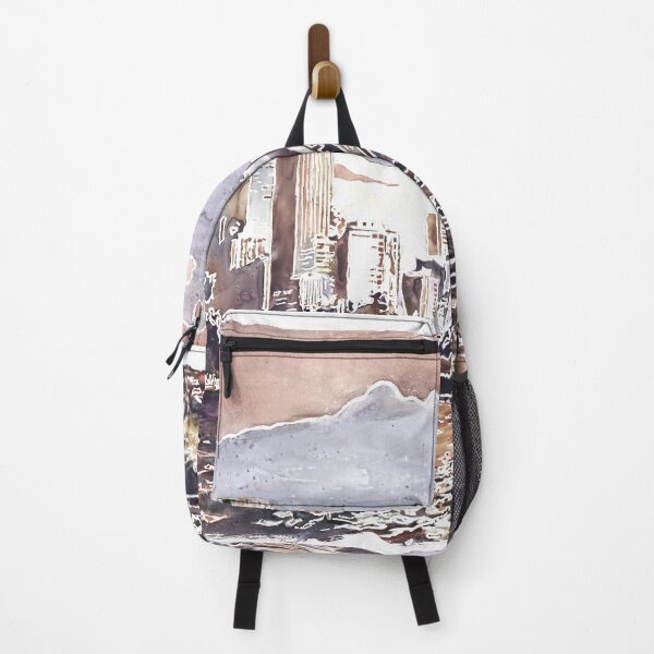 Item preview, Sydney Opera House and skyline of city- watercolor painting Sydney Australia designed and sold by rfoxphoto.