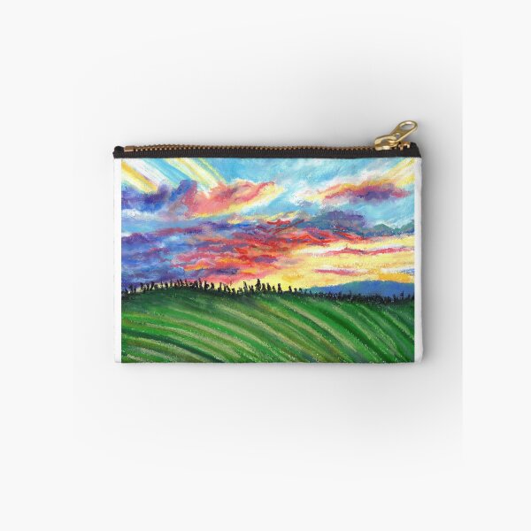 Item preview, Sunset over vineyard designed and sold by Kelley-Art.