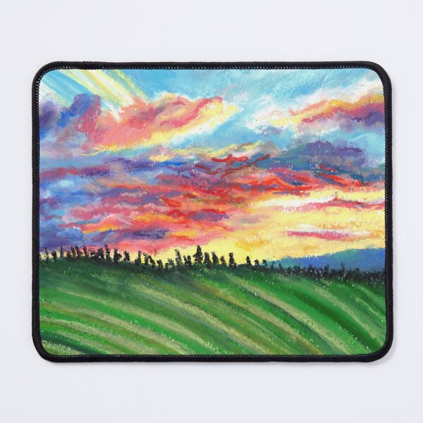 Item preview, Sunset over vineyard designed and sold by Kelley-Art.