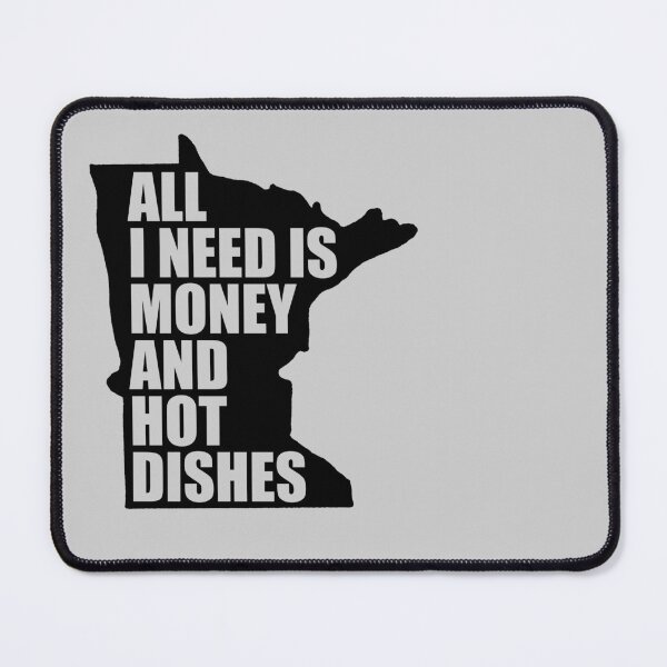 Item preview, Funny Minnesota - Money and Hot Dishes - MN designed and sold by abowersock.