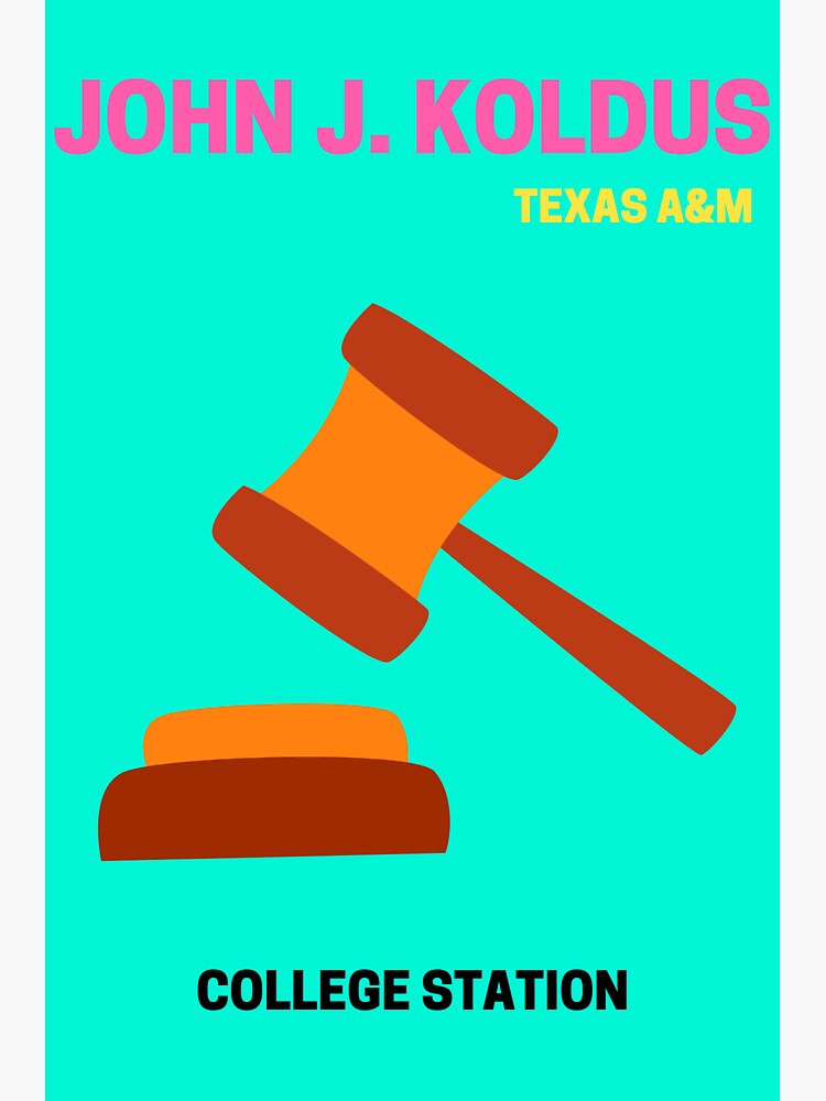 "TAMU Koldus Sticker" Sticker for Sale by Karimeramos1 | Redbubble