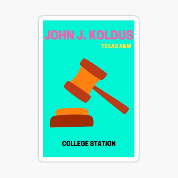"TAMU Koldus Sticker" Sticker for Sale by Karimeramos1 | Redbubble