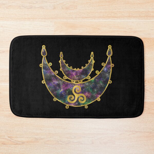 Item preview, Double Moon with Gold Triskelion and Edge designed and sold by AutumnJude Rowan.