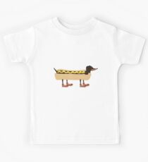 Portrait of a Wiener Dog Kids Tee