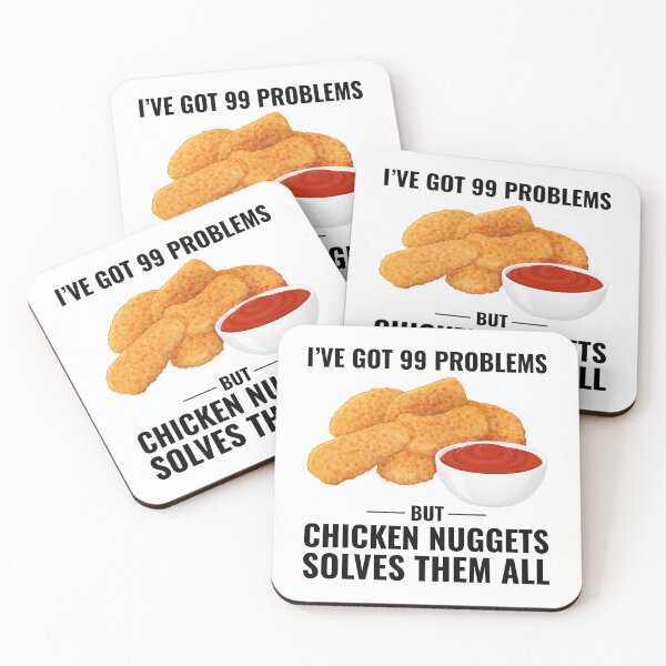 Item preview, Chicken Nuggets Fast Food Funny Saying designed and sold by TastefulTees.
