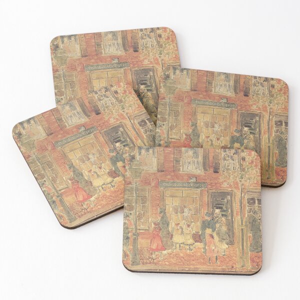 Aperçu de l'œuvre Street Scene by Maurice Prendergast - Vintage Art créée et vendue par RickE.