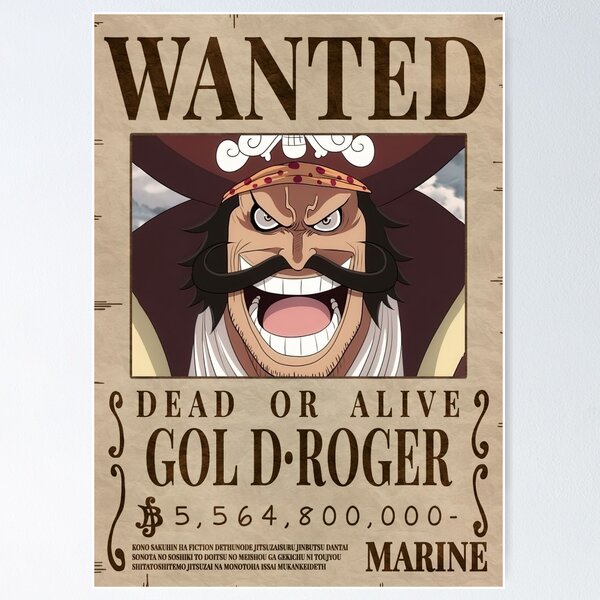 ONE PIECE - Poster Wanted Blackbeard (52x35) GBYDCO267