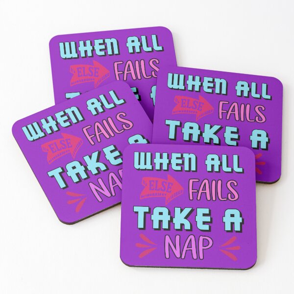 Item preview,  When All Else Fails Take a Nap. Funny Motivational Quote, Funny Nap Quote  designed and sold by DesignHouse07.
