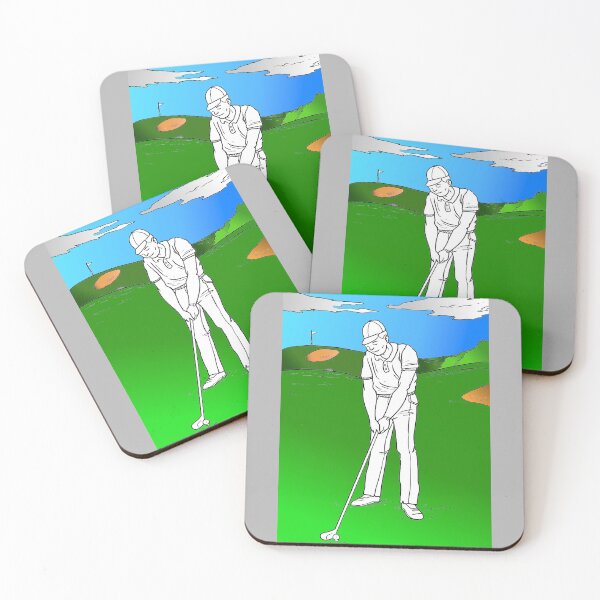 Item preview, Golfer doing golf designed and sold by CryptoEnths.
