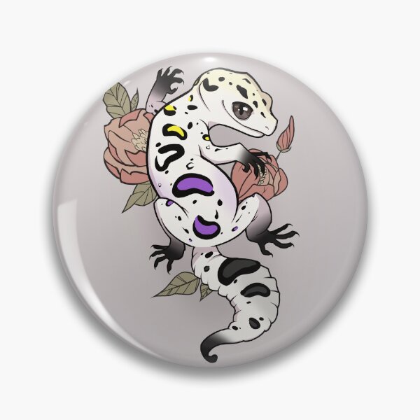 Item preview, Nonbinary Pride Leopard Gecko designed and sold by saltuurn.