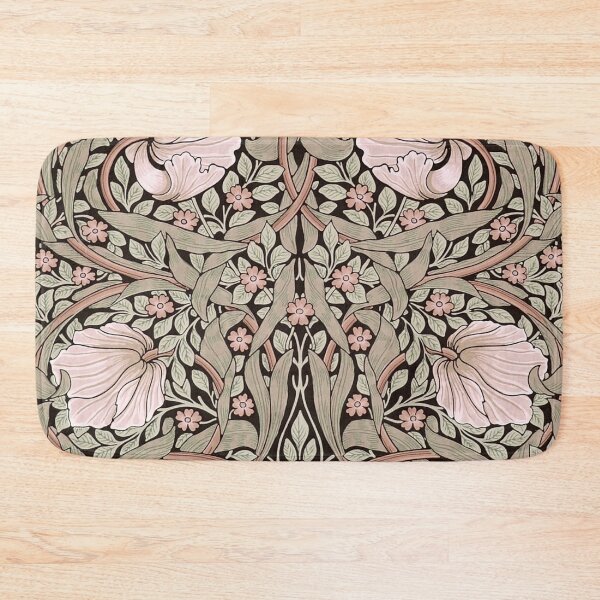 Item preview, Pimpernel William Morris - Sage and Soft Pink designed and sold by Adrienn-Csenge Maier.