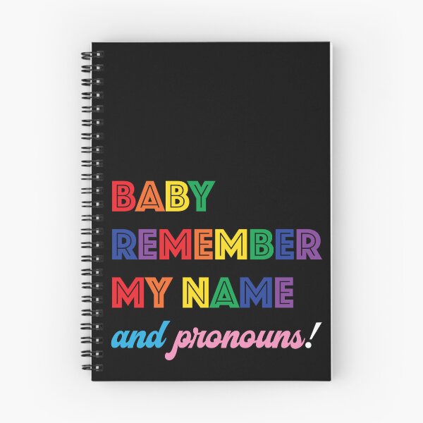 Item preview, Baby, Remember My Name (& pronouns!) designed and sold by ModernHexology.