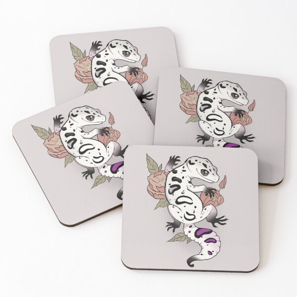 Item preview, Asexual Pride Leopard Gecko designed and sold by saltuurn.