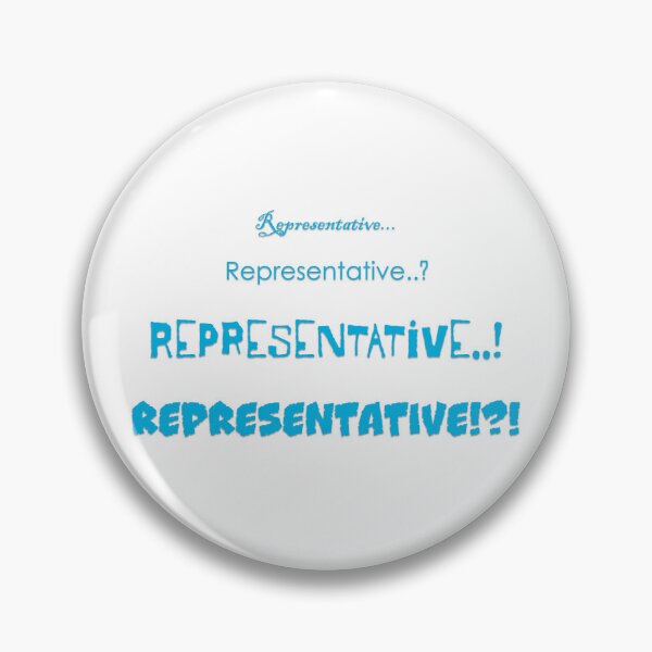 Item preview, Representative!!! in blue designed and sold by DannysReRemodel.