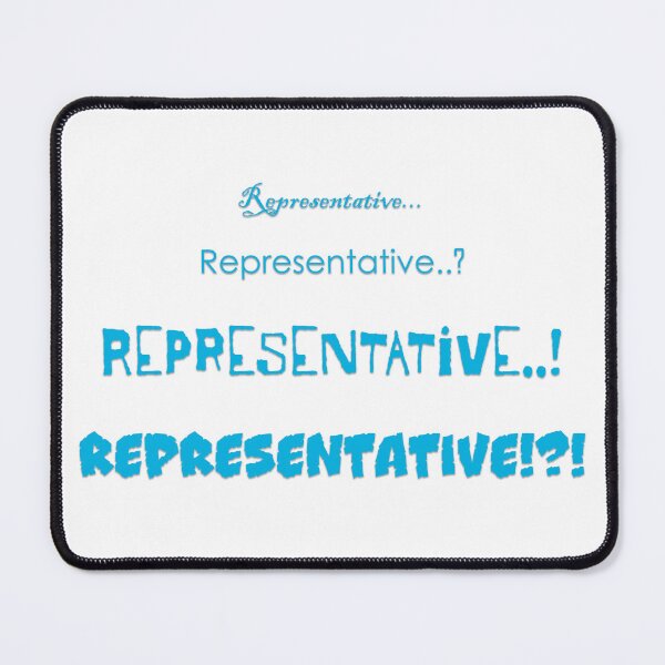 Item preview, Representative!!! in blue designed and sold by DannysReRemodel.