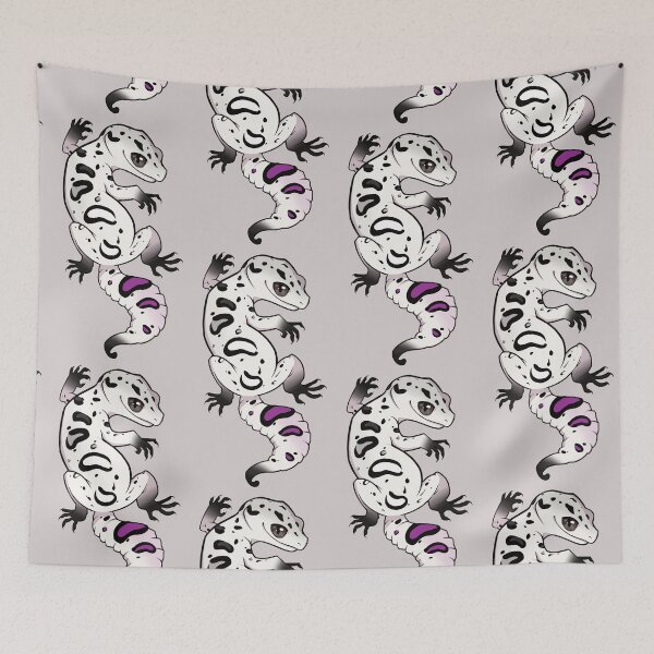 Item preview, Asexual Pride Leopard Gecko designed and sold by saltuurn.