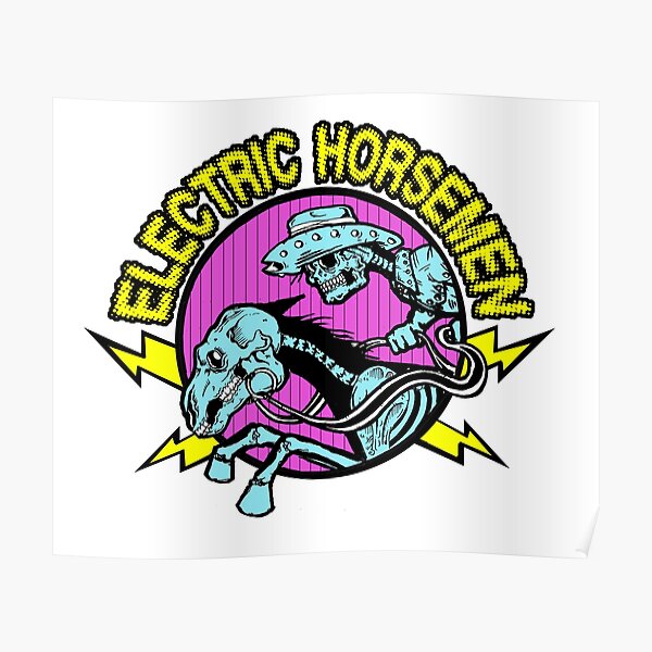 Electric Horsemen Logo Poster
