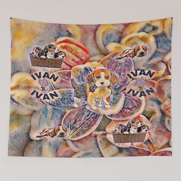 Item preview, IVAN (BEAGLE PUP) designed and sold by lovingtouch.