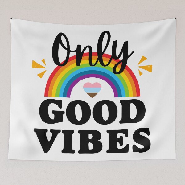 Item preview, Only Good Vibes LGBT Gay Pride Ally Pride Month designed and sold by mzzazn.