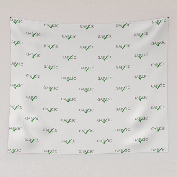 Item preview, Garlic Checked - Typography designed and sold by SBWorld.