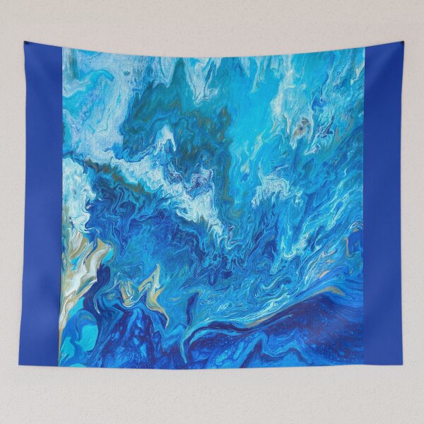 Item preview, Ocean Waves Abstract designed and sold by Tammy Wetzel.