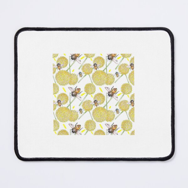 Item preview, Billy Buttons & Honey Bee designed and sold by BotanicalStudio.