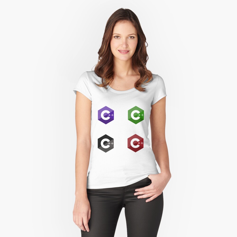 Item preview, Fitted Scoop T-Shirt designed and sold by yourgeekside.