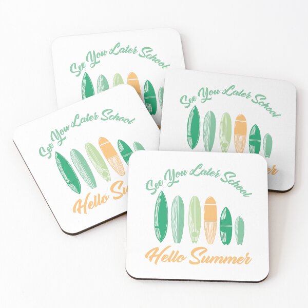 Item preview, See You Later School Hello Summer Surfing Lovers designed and sold by medbdj.