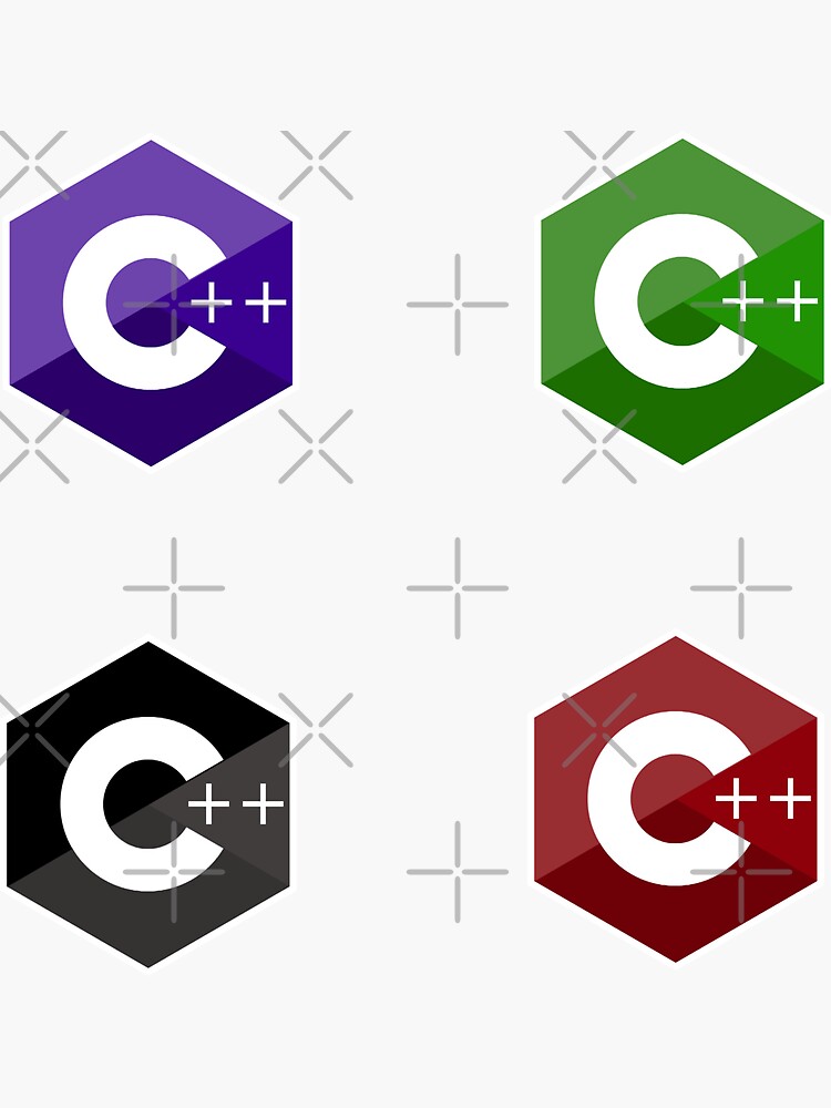 Thumbnail 3 of 3, Sticker, c ++ color set designed and sold by yourgeekside.